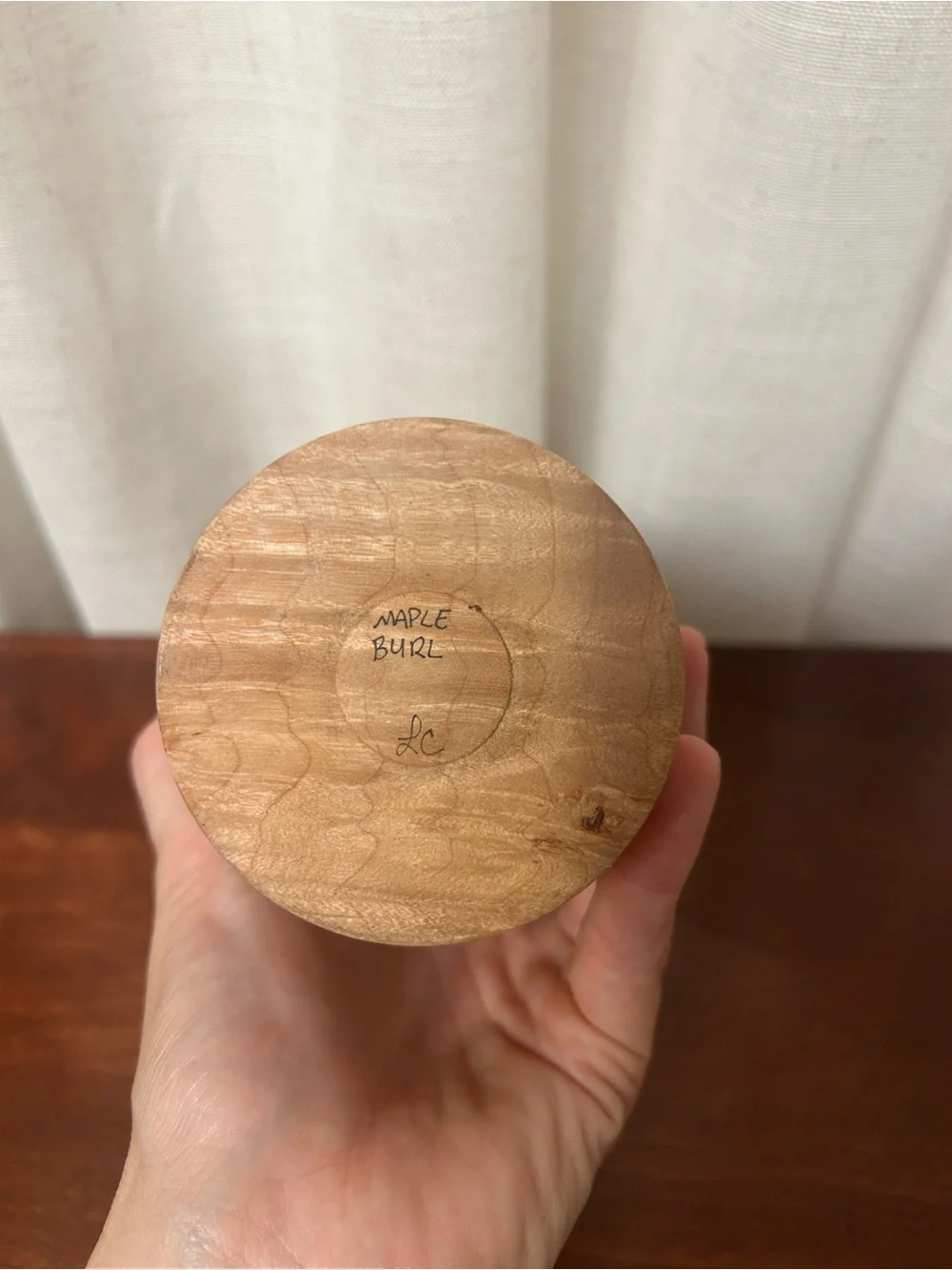 Wood Vase | Handcrafted Maple Burl Live Edge Rustic Home Decor